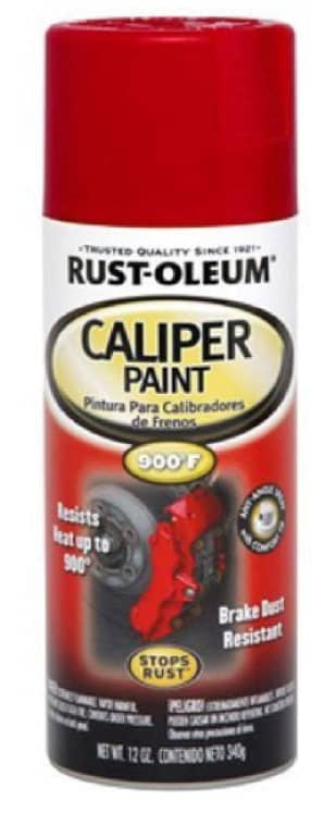 Rust Oleum Red Automotive Caliper Spray paint