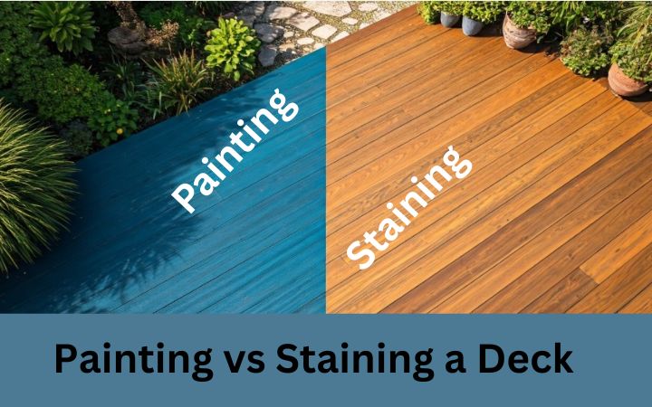 Painting vs Staining a Deck