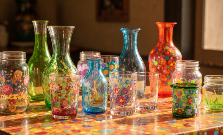 25 Easy Glass Painting Ideas Anyone Can Try at Home