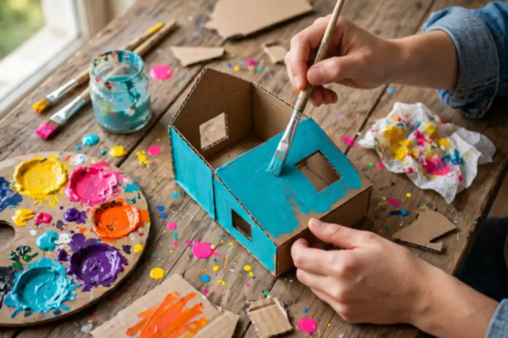 Best Paint For Painting Cardboard